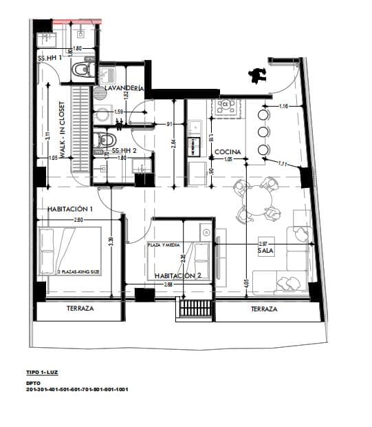 Departamento en venta en Huancayo (JIRON DALIAS)NEO RIVERA. Dpto. 201 - 1