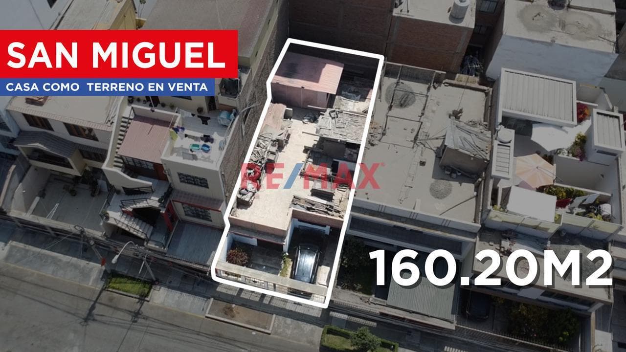 Casa Como Terreno En Venta En San Miguel Ideal Para Proyecto Inmobiliario - 1